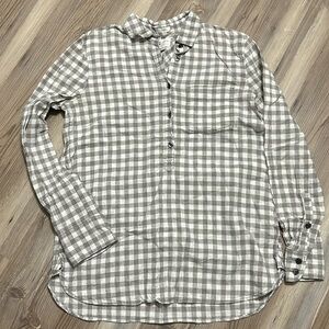 J. Crew 1/4 Button Down